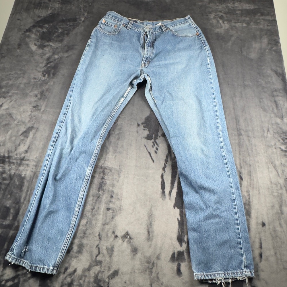 Levi's 560 Loose Fit Jeans‎ Mens 34x28 Blue Light Wash Tapered Leg Denim